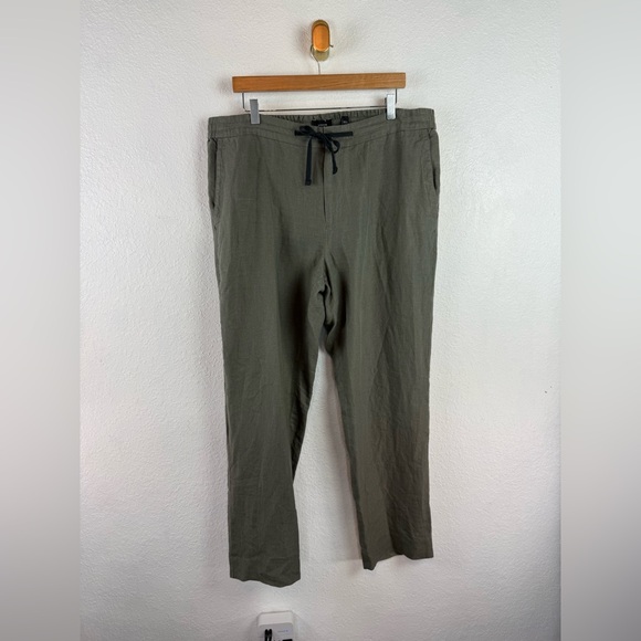 Vince Other - Vince Men’s Lightweight Hemp Pant Classic Fit/Owen in Black Size XL